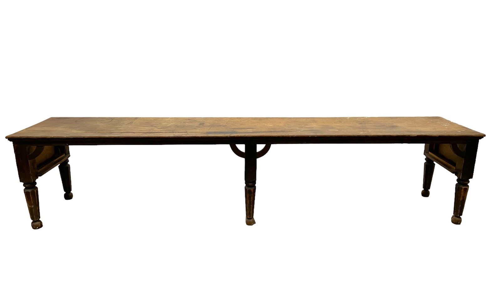 Texas General Store Display Table 30 1/4"H,   137 3/4"L (11 ft. 5 3/4 in.),   27 3/4"W (1 of 11)