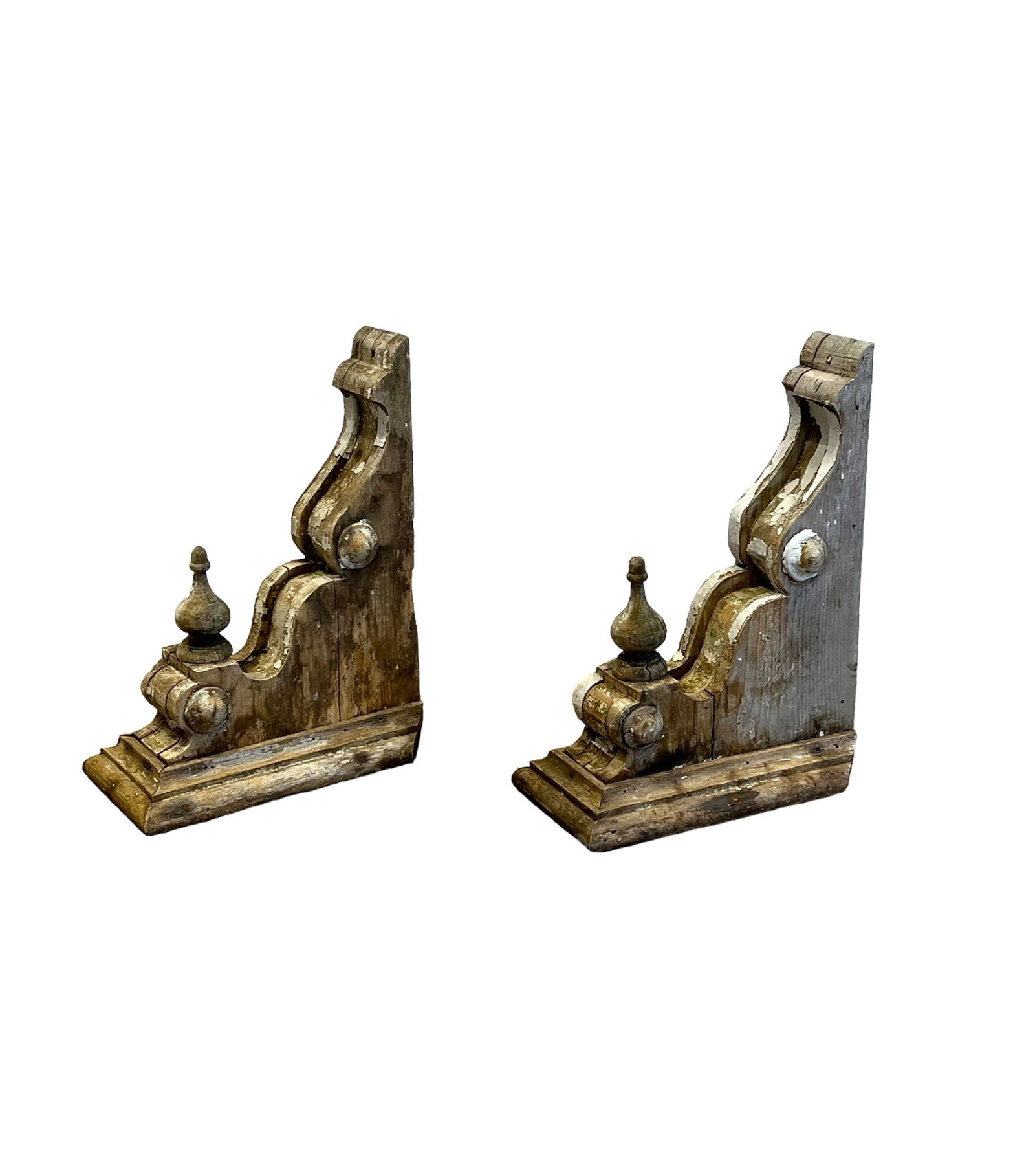 Pair of Architectural Corbels 18 1/4"  x   14"  x   7 1/4"     each (1 of 6)