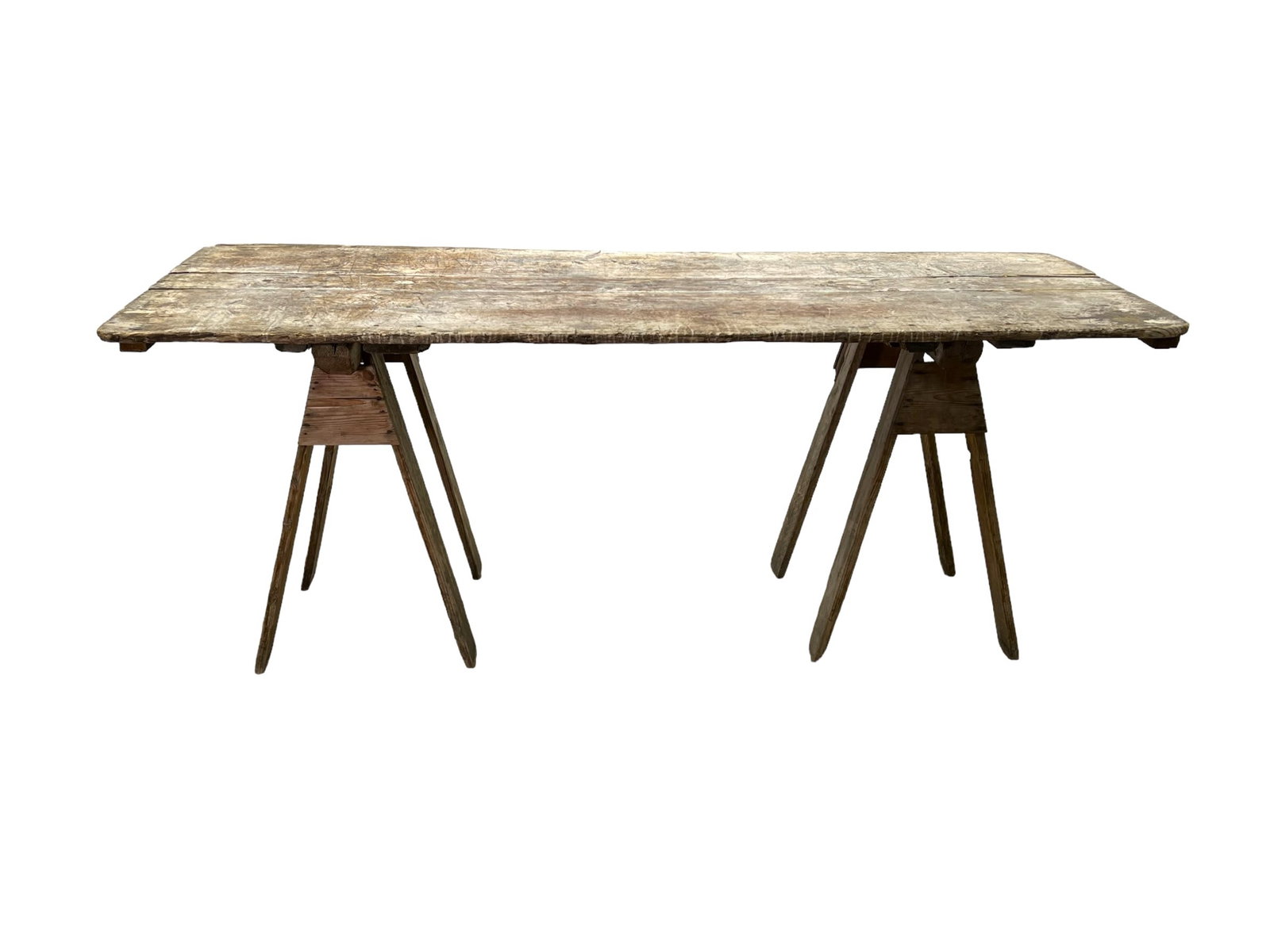 French Vineyard Table top comes off / 31"H, 79 3/4"L, 30 3/4"W: French Vineyard Table top comes off / 31"H, 79 3/4"L, 30 3/4"W