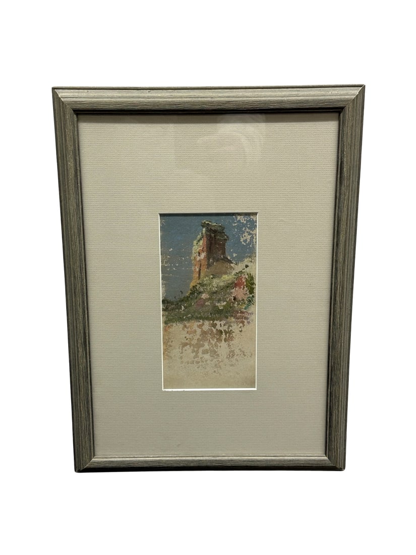 Pastel on Grit Paper - "The Lighthouse" by - Frank Reaugh   /   Palo Duro Canyon   /    frame - 15 (1 of 9)