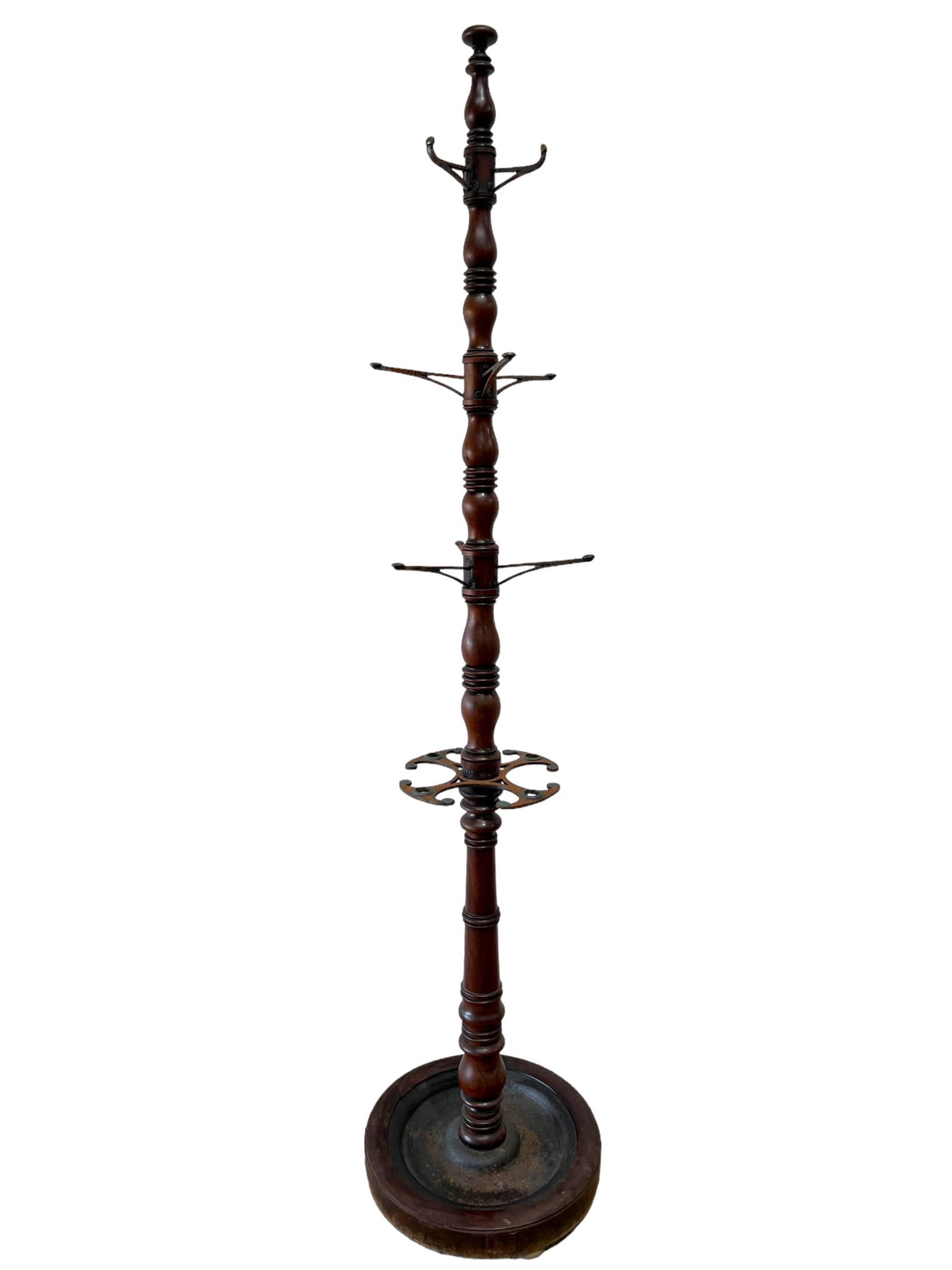 Hotel Lobby Coat Rack 84"H, 18 1/2" Diam (1 of 5)