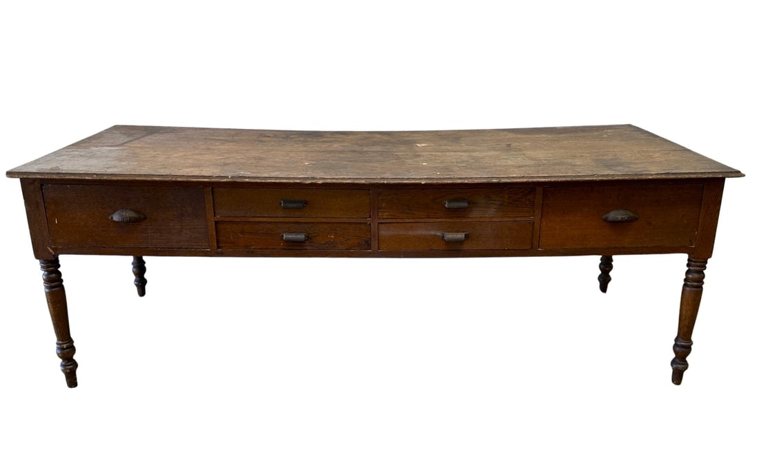 Pa. General Store Double Sided Work Table 32"H,   93 1/4"L,   39 1/2"W (1 of 15)
