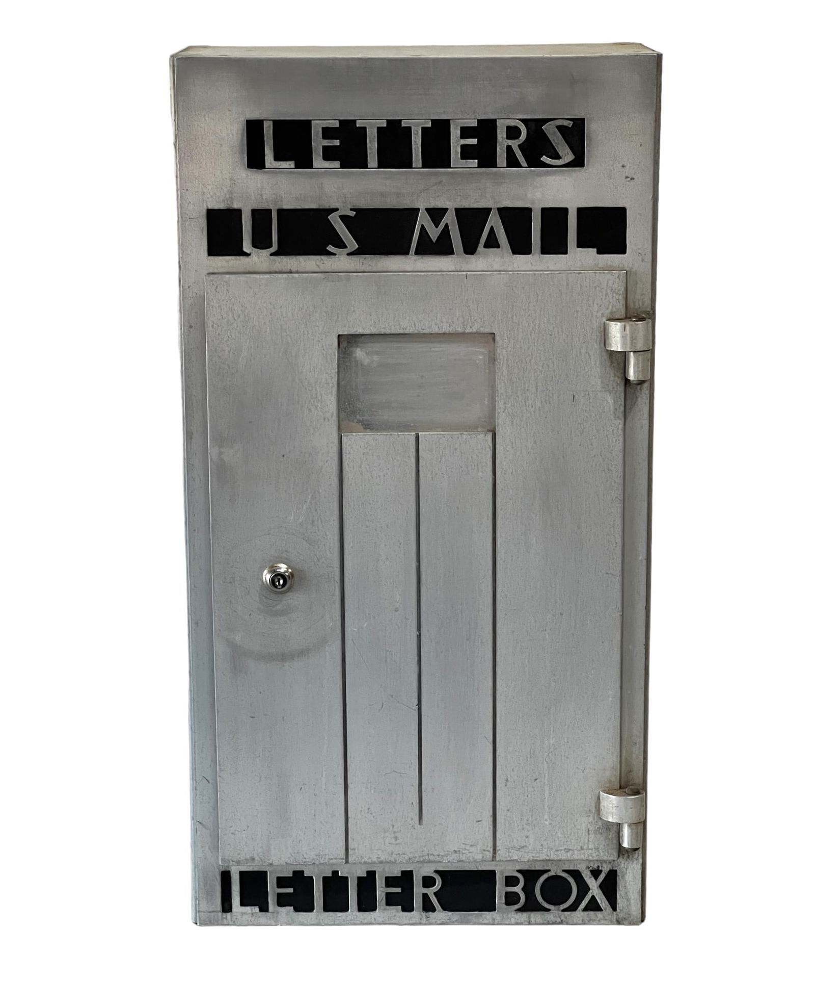 Metal U.S Mailbox 30"H, 16"L, 8"W (1 of 7)