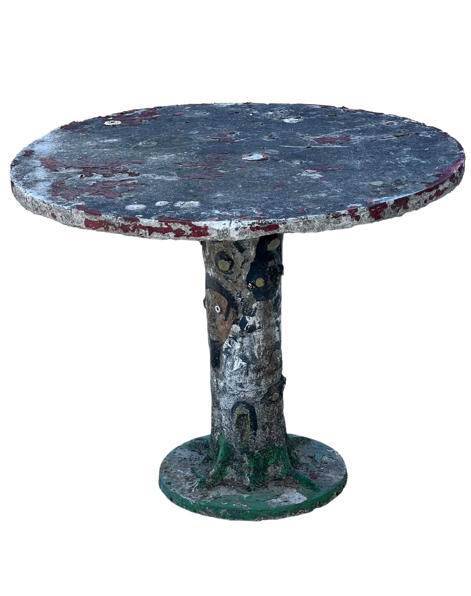 Faux Bois Table 29"H, 36 1/2" Diam. (1 of 6)