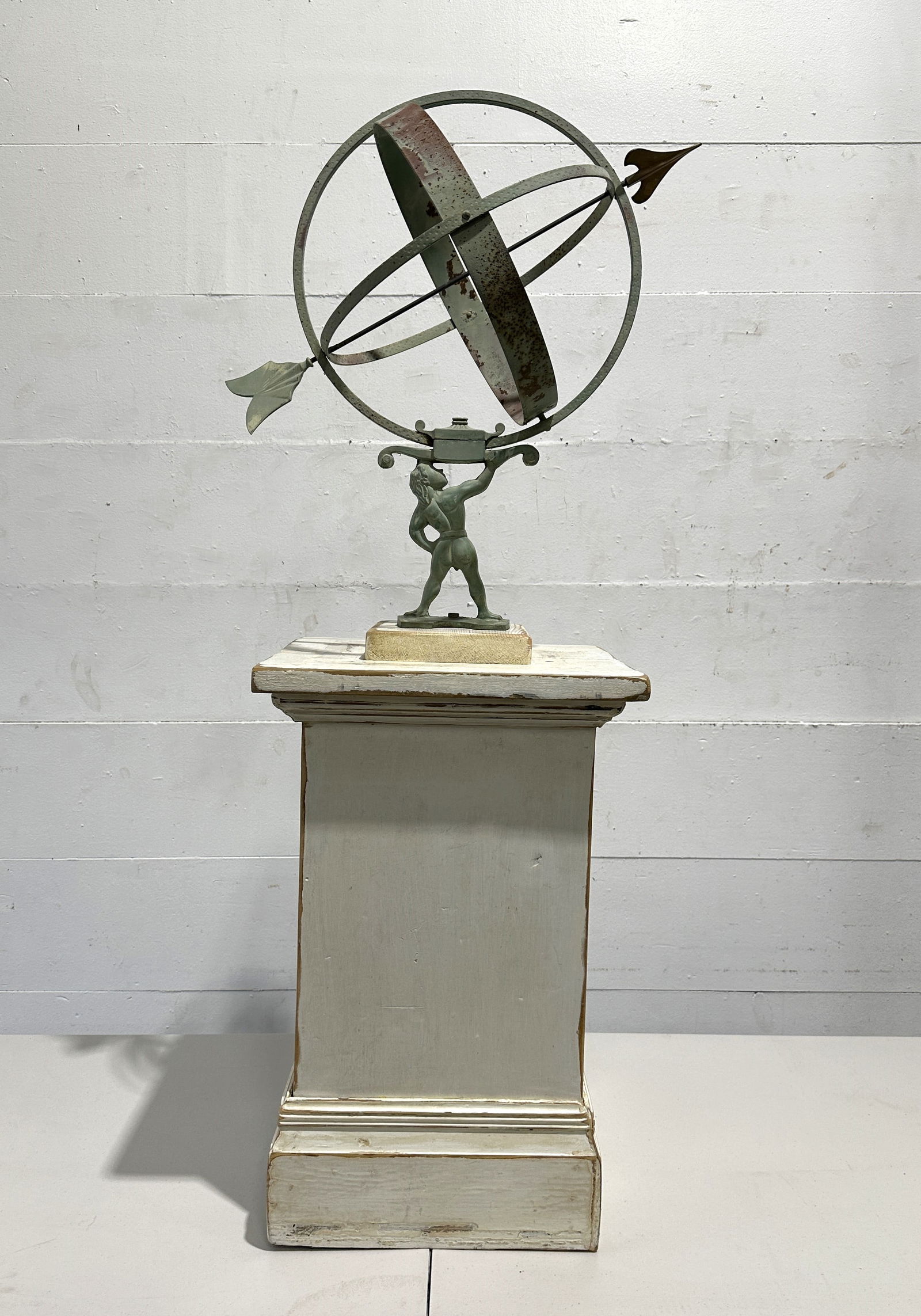 Garden Armillary 56"H, 24 1/2"L, 17 3/4"W: Garden Armillary 56"H, 24 1/2"L, 17 3/4"W