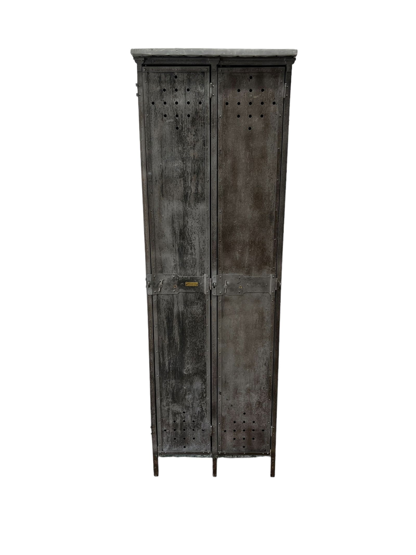 Painted Industrial Metal Lockers 80 1/2"H,   26"L,   14 1/2"W (1 of 12)