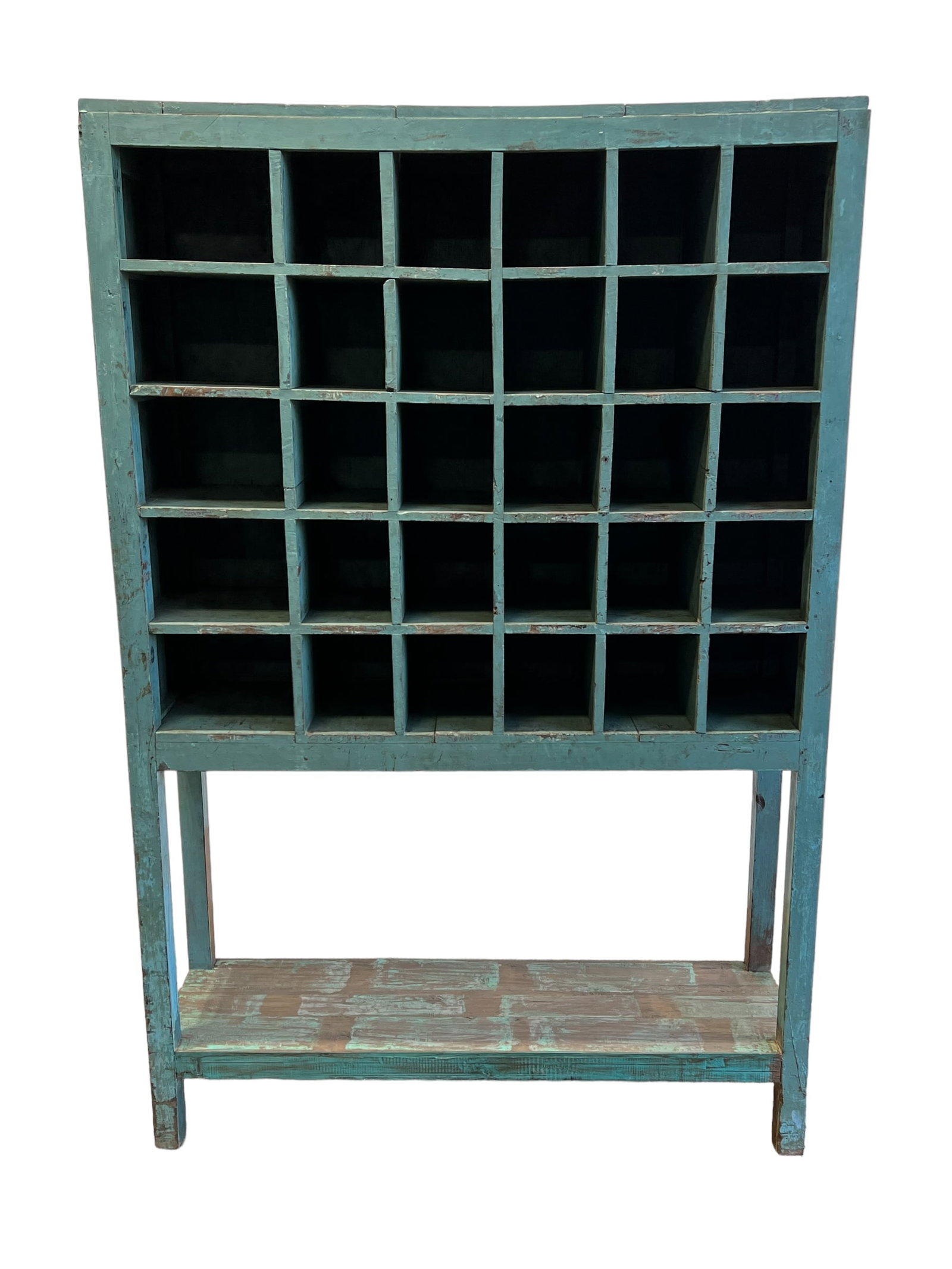 Painted Country Store Cubby 72 7/8"H,   48"L,   14 1/4"W (1 of 9)
