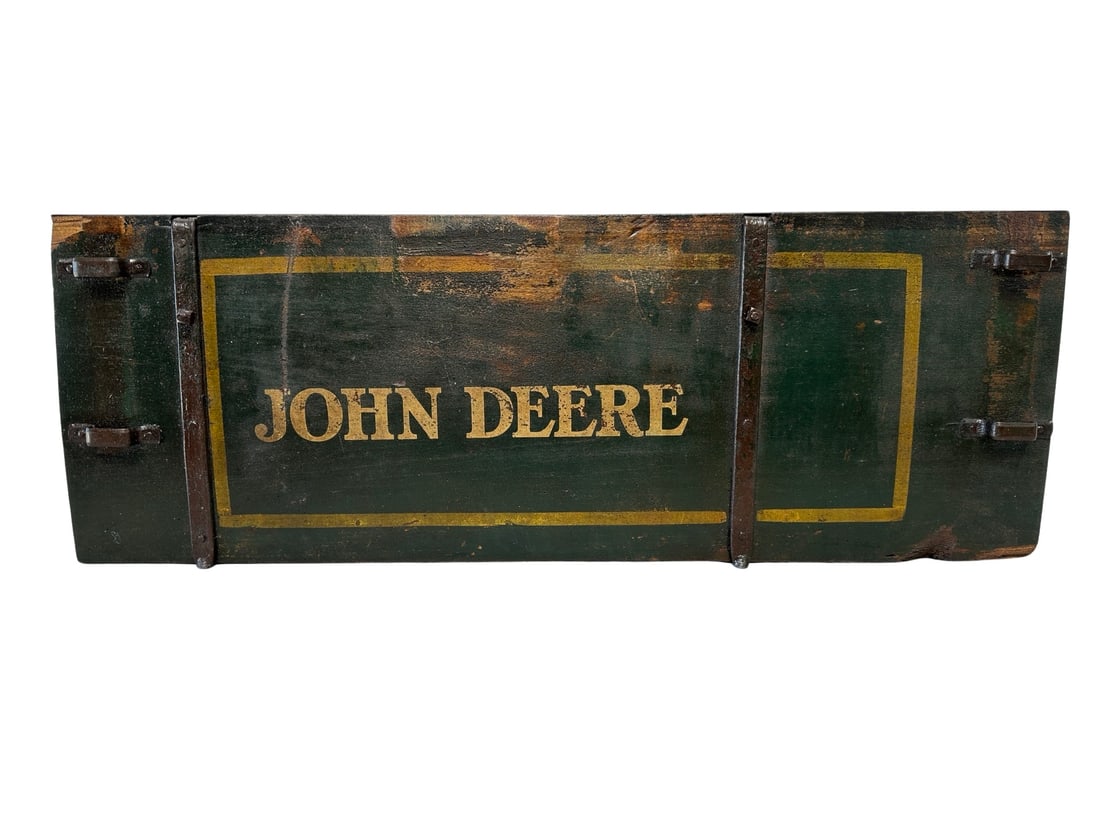 John Deere Painted Wooden Sign 15 1/4"H   x   42"L (1 of 5)