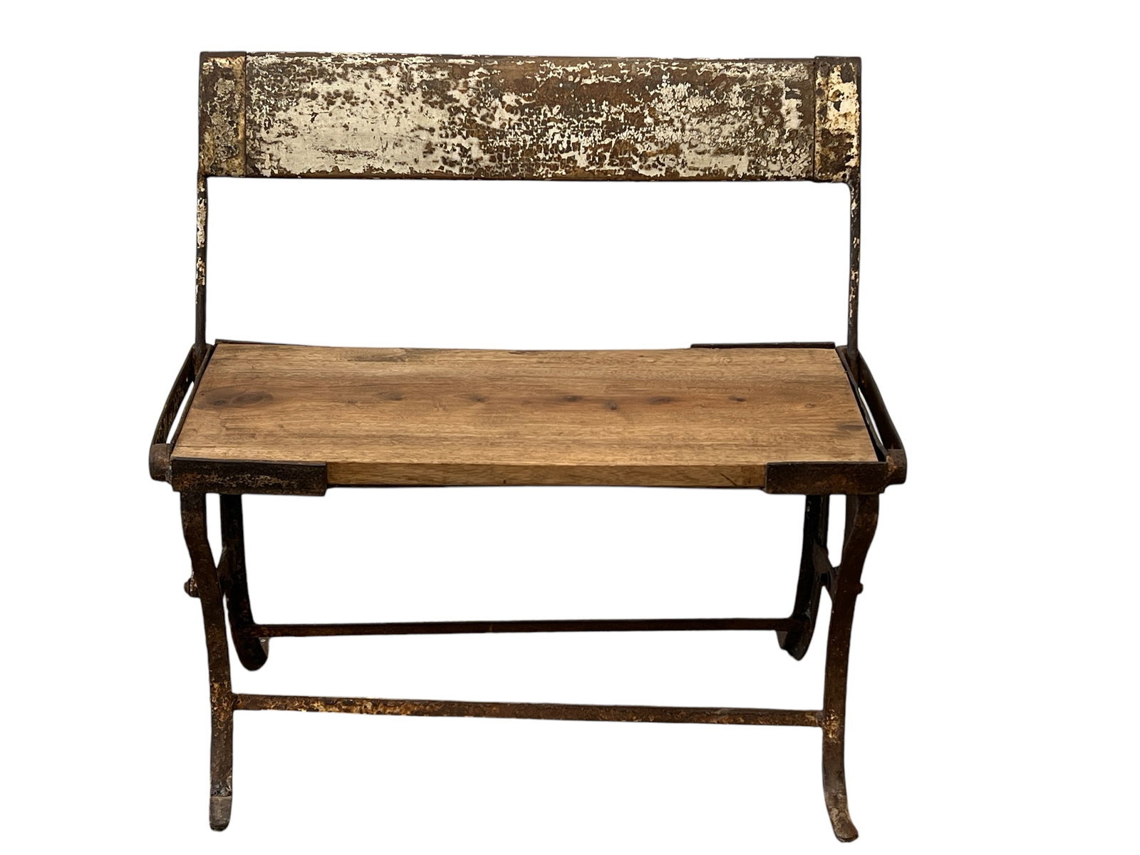 Reversible Back Train Station Bench 30"H, 31 1/2"L, 17"W (1 of 6)
