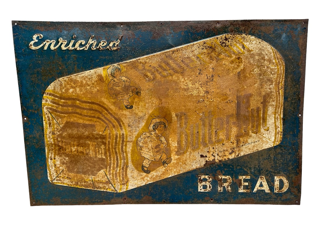 Butter-Nut Bread Metal Sign 23 1/2"H   x   35 1/2"L (1 of 5)