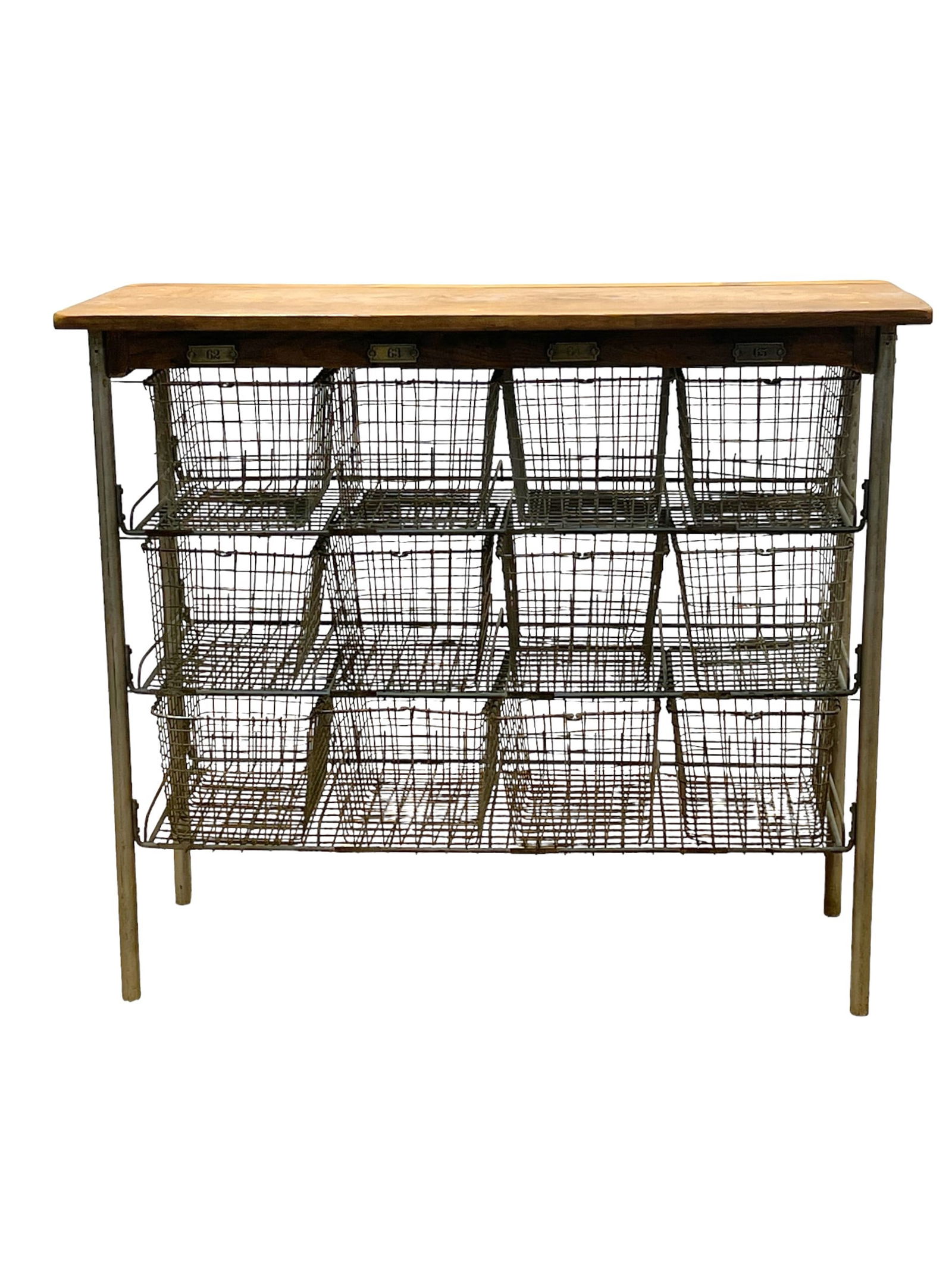 Industrial Locker Basket Island 37 1/4"H, 43"L, 17"W (1 of 5)