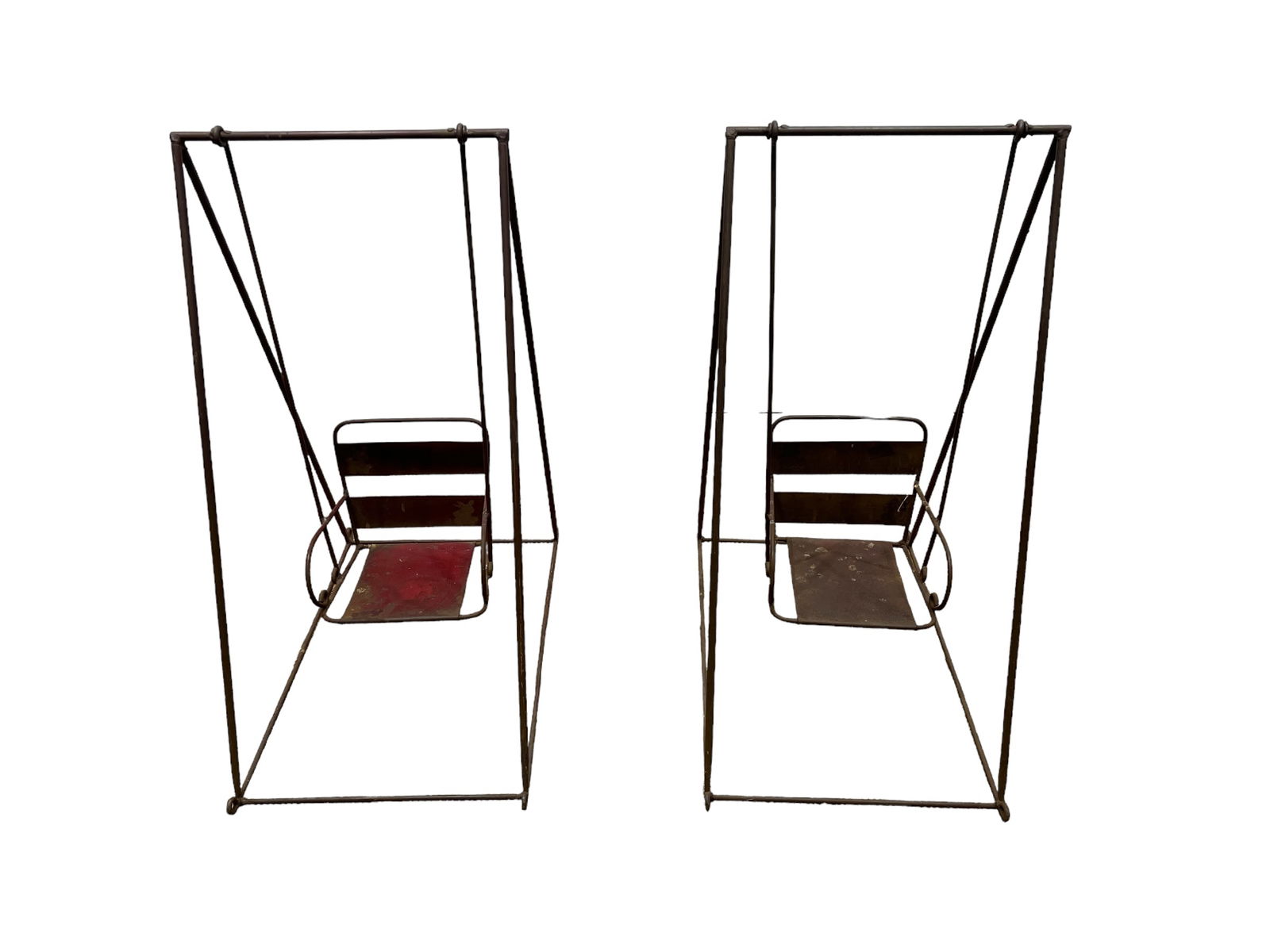 Pair of Painted Children's Swings 37 1/2"H,   18"L,   30"W   ea. (1 of 7)