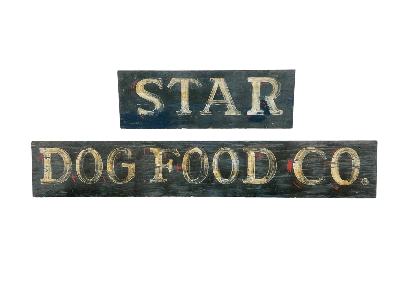 Star Dog Food Co. Wooden Sign 16"H x 48"L / 16"H x 96"L: Star Dog Food Co. Wooden Sign 16"H x 48"L / 16"H x 96"L