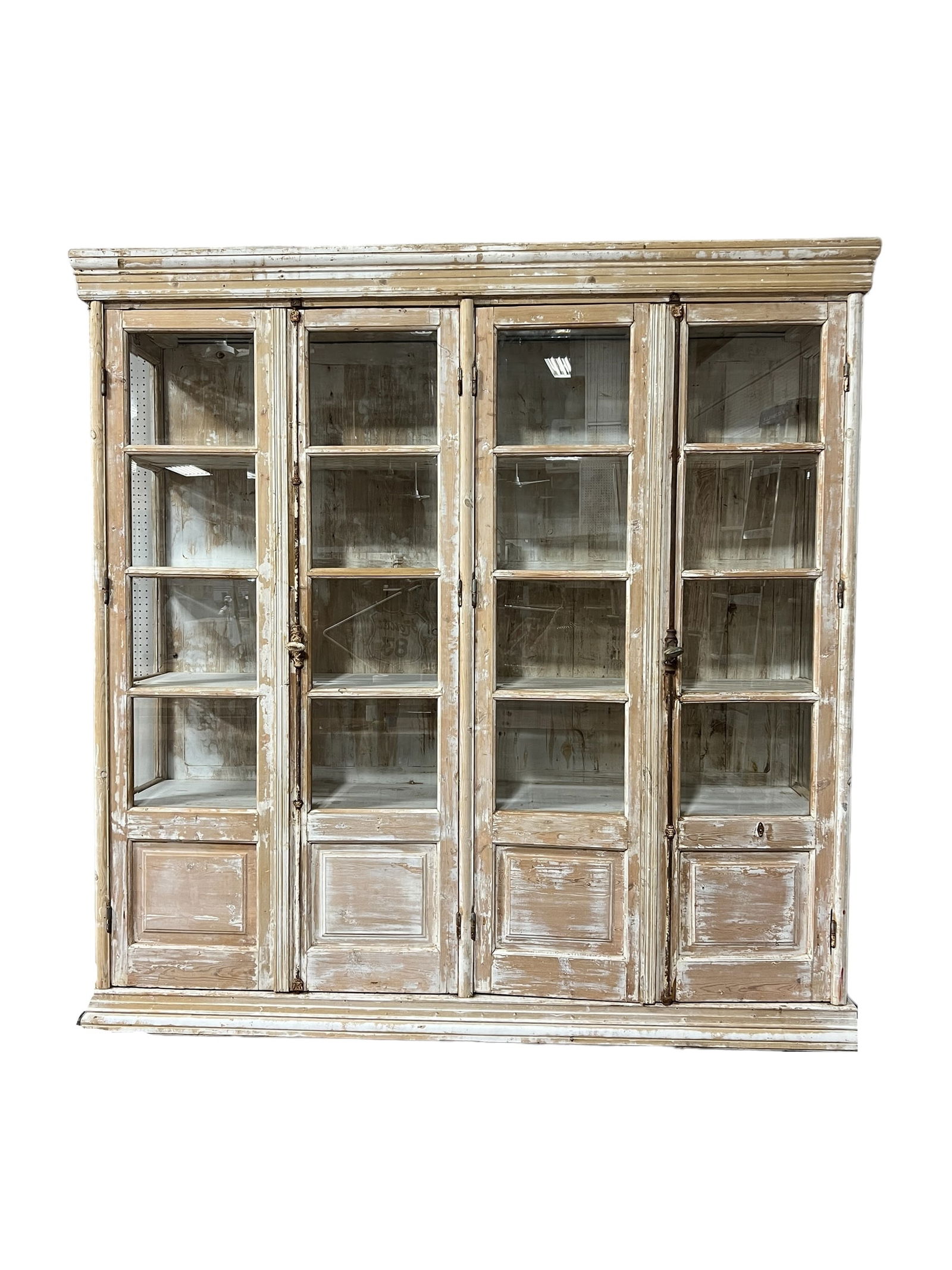 French Display Cabinet 96 1/2"H,  96 1/4"L,  22 1/2"W (1 of 11)