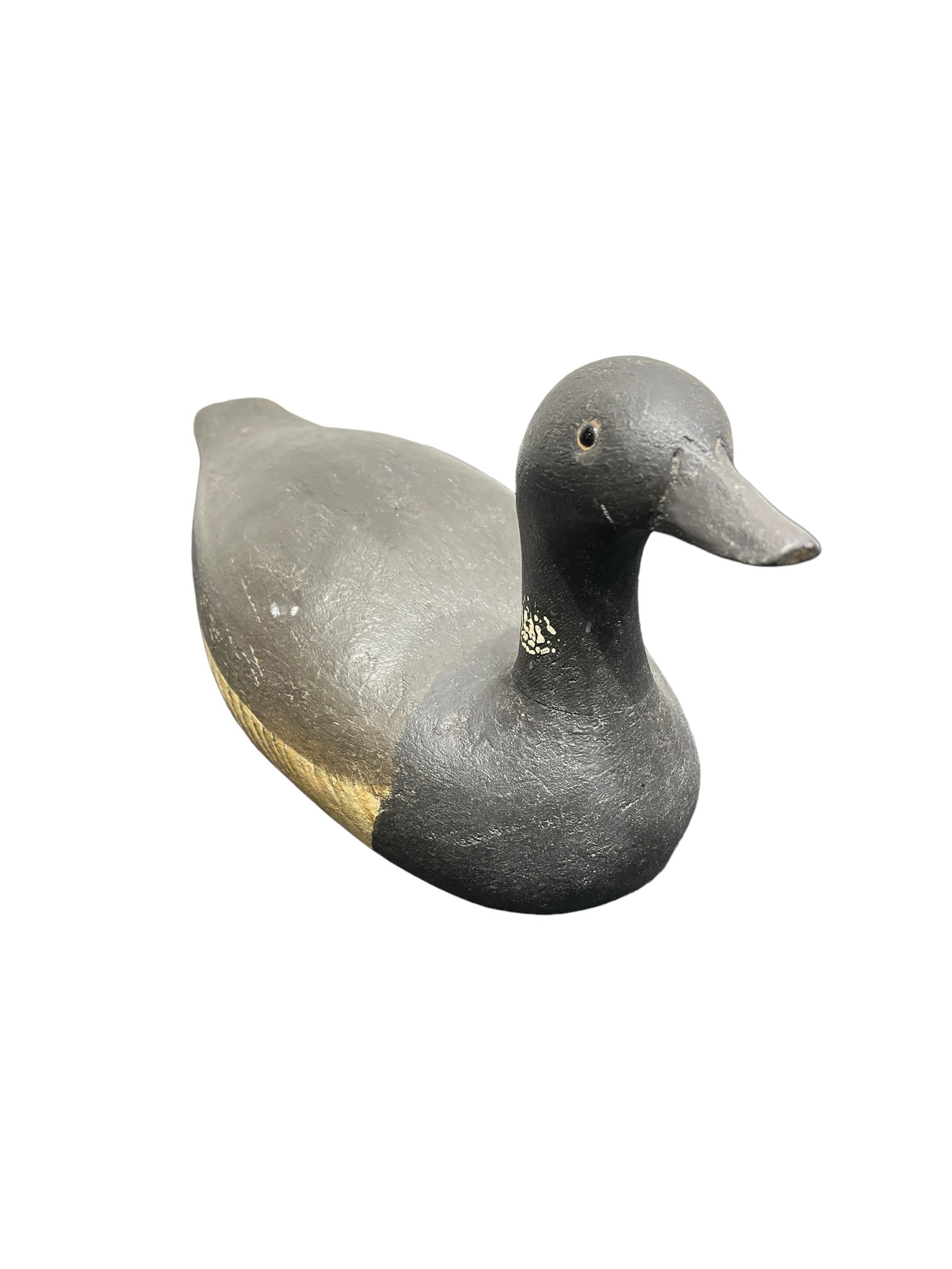 Painted Wooden Duck Decoy 9 1/2"H, 19"L, 7 3/4"W: Painted Wooden Duck Decoy 9 1/2"H, 19"L, 7 3/4"W