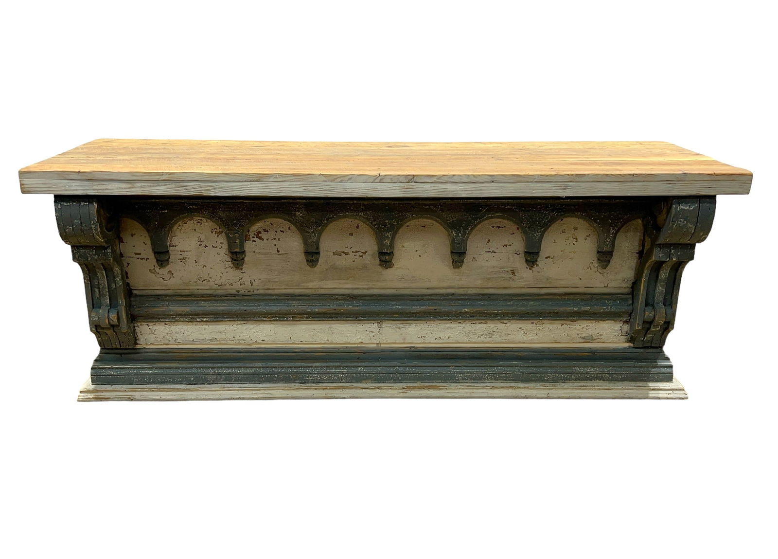 Painted Architectural Store Counter 36 3/4"H,   96"L (8 ft.),   32 1/2"W (1 of 10)