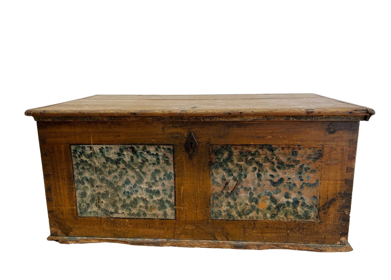 Blanket Chest Dated 1839 23 1/4"H, 53"L, 28 1/2"W (1 of 9)