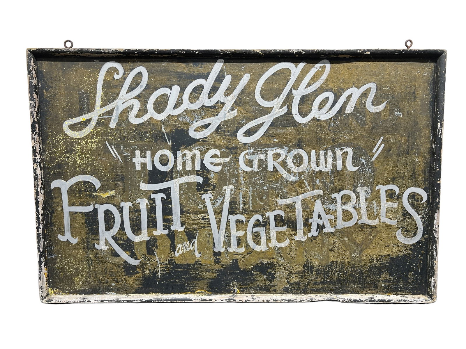 Shady Glen Fruit & Vegetables Double Sided Sign 30"H   x   48"L (1 of 9)