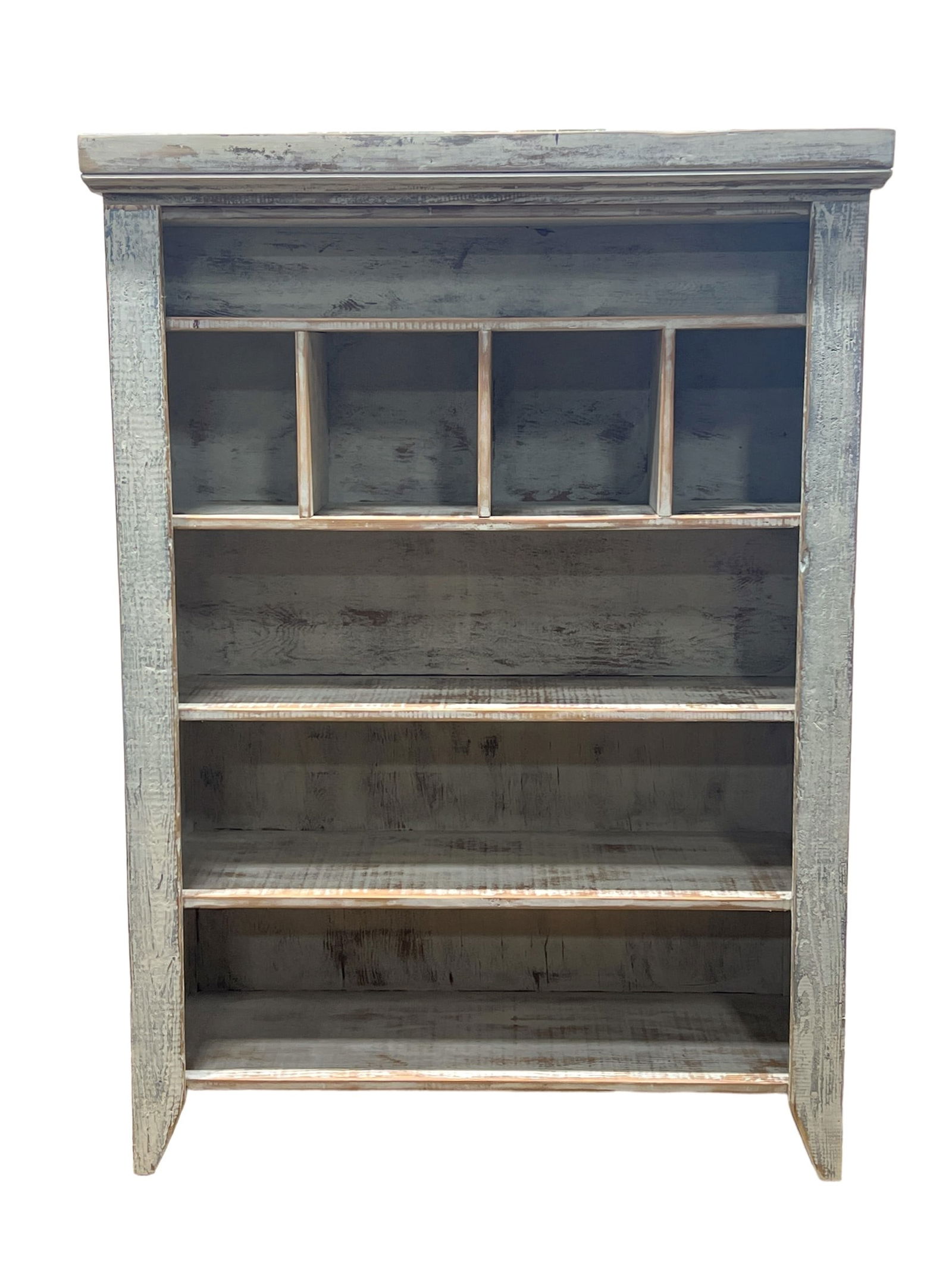 Country Store Painted Display Shelf 69 1/4"H,  50 1/2"L,  18 3/4"W (1 of 8)