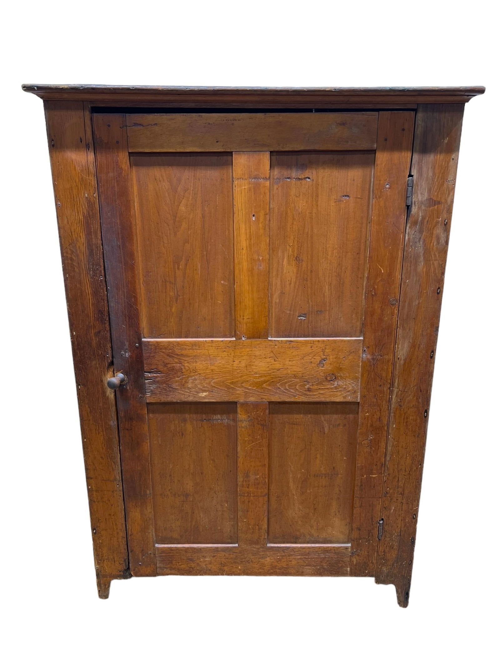 Country Farmhouse Pine Single Door Cupboard 64"H,   45"L,   15"W (1 of 11)