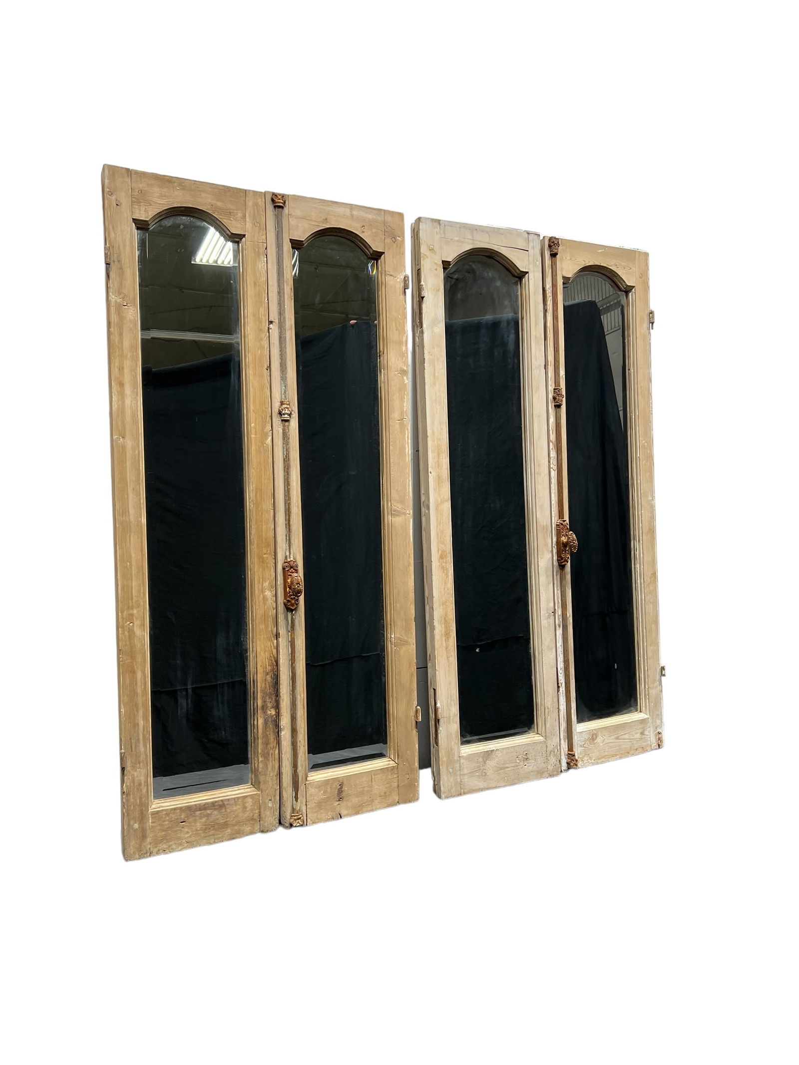 4pc. Lot of Bleached Architectural Mirrors 55 3/4"H   x   13 1/2"L   ea. (1 of 10)