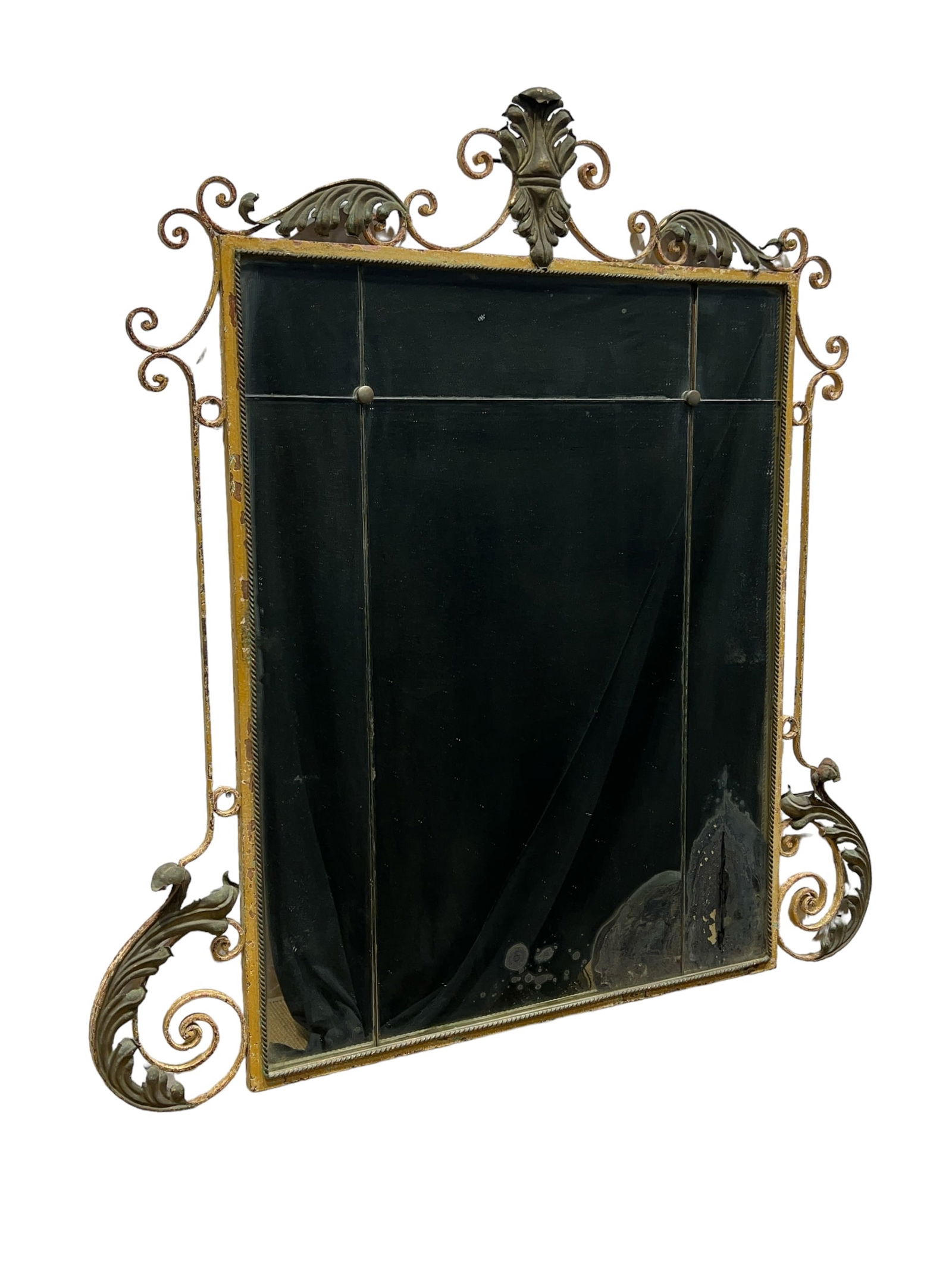 Metal Italian Mirror 47 1/4" x 46" (1 of 9)