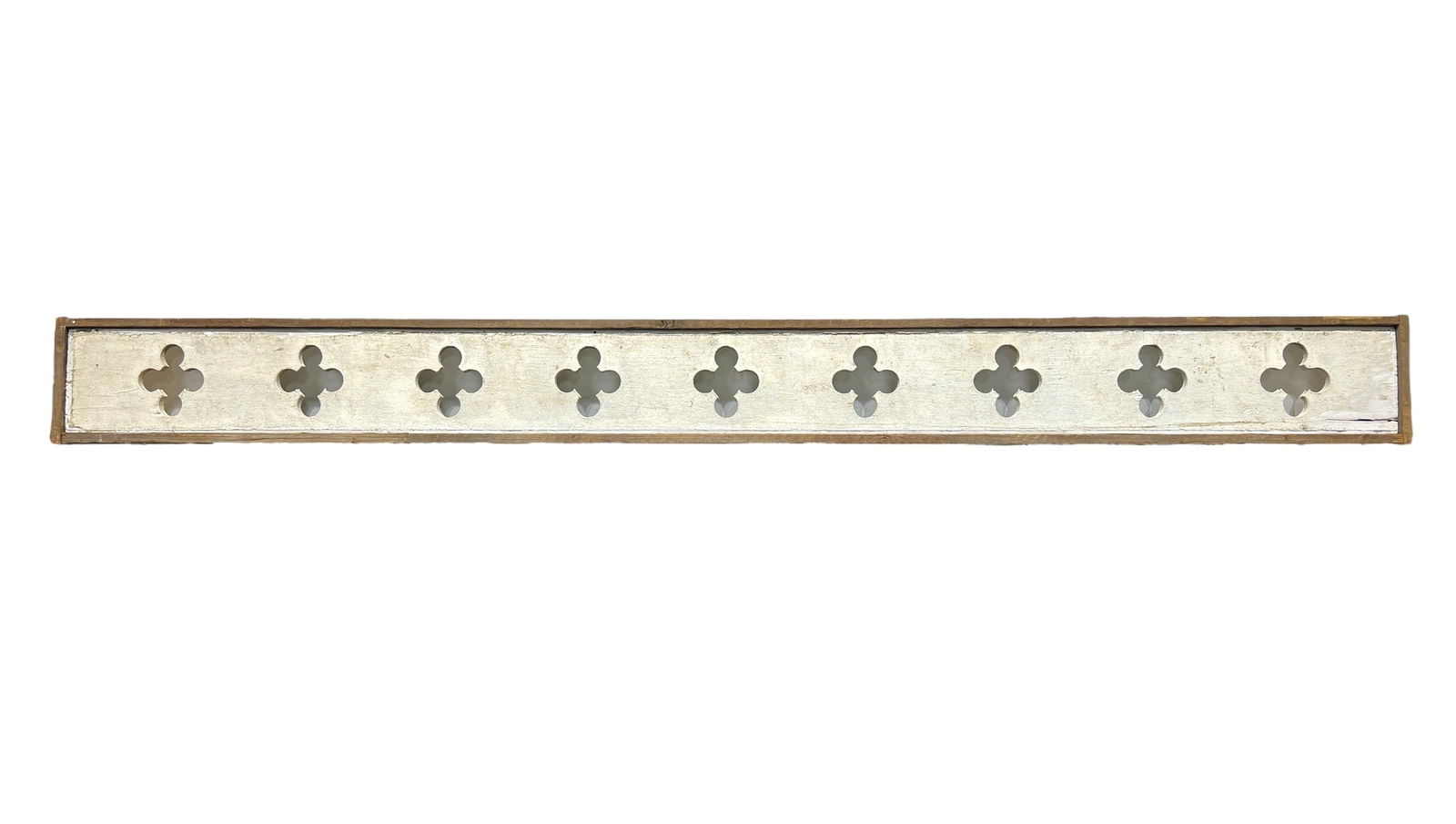 White Painted & Framed Architectural Trim 12"H x 118 1/2"L: White Painted & Framed Architectural Trim 12"H x 118 1/2"L