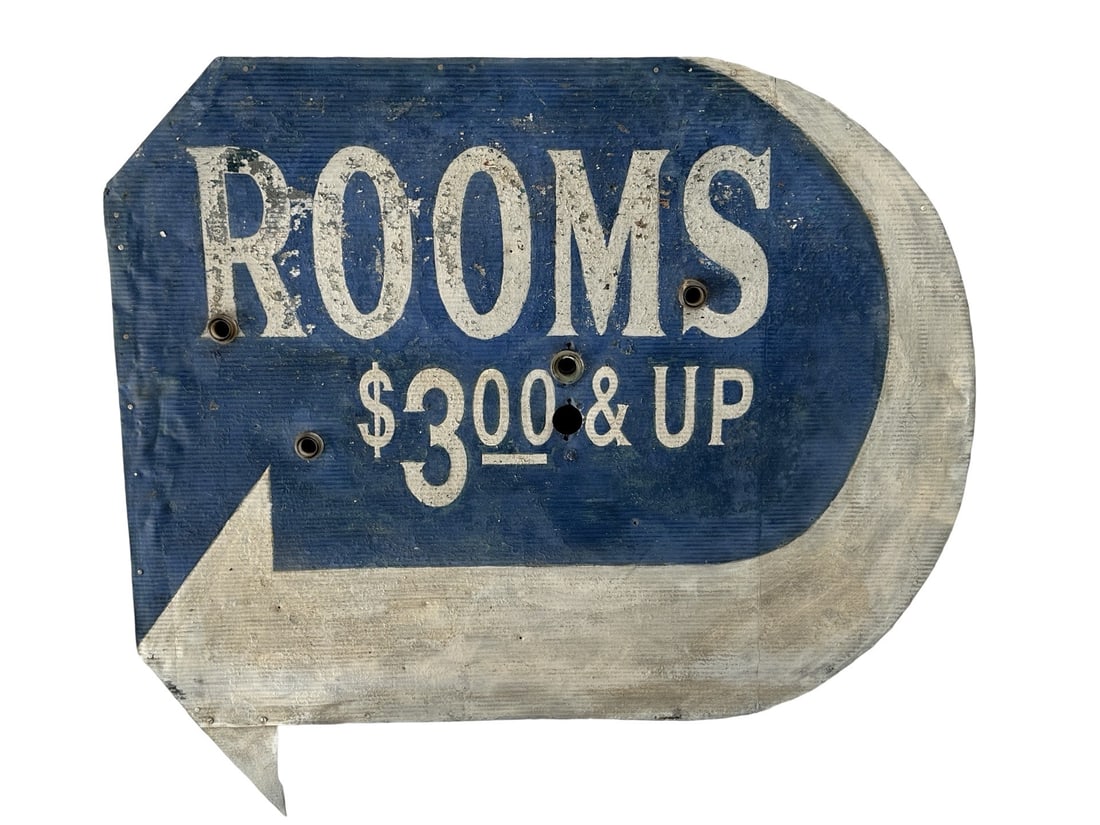 ROOMS Neon Sign - No Neon 41 1/4", 45 1/2"L, 8 1/2"W: ROOMS Neon Sign - No Neon 41 1/4", 45 1/2"L, 8 1/2"W