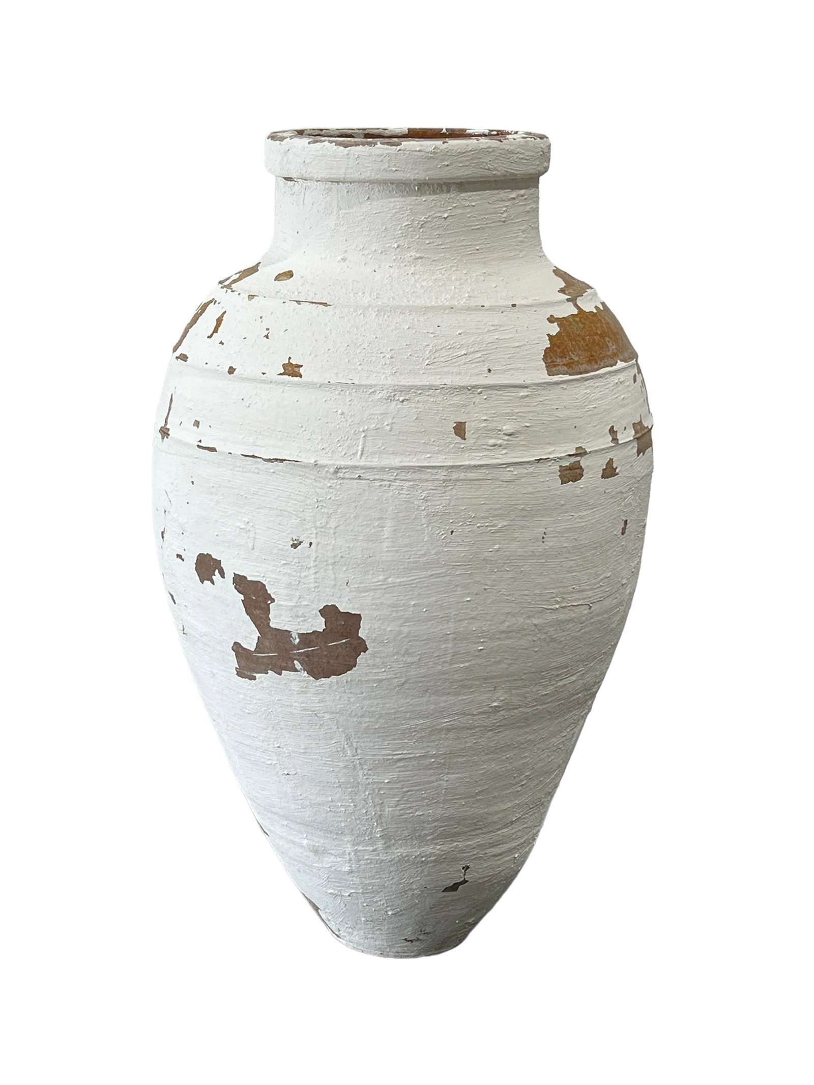 French Painted Garden Pot 27"H, 15 1/2" Diam. (1 of 7)