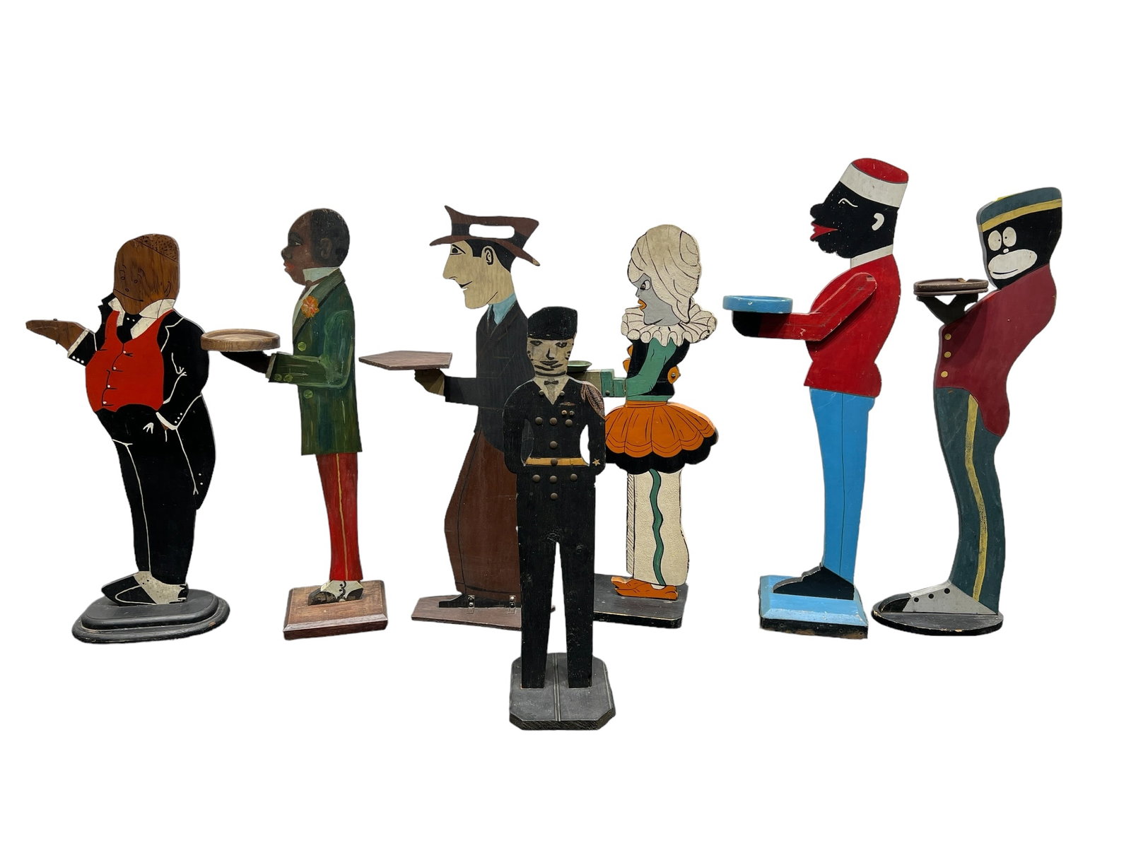 7pc. Lot of Assorted Silent Butlers Largest - 36 3/4"H,   13"L,   8"W (1 of 11)