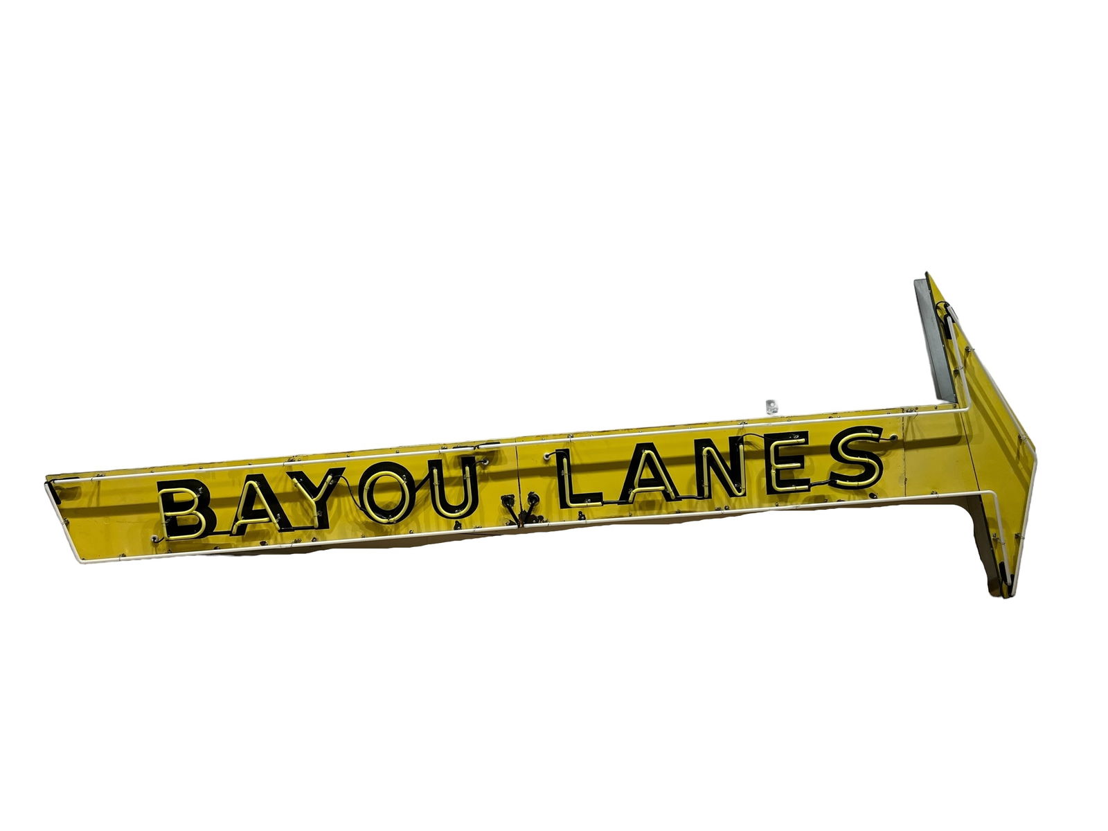 Bayou Lanes Neon Arrow  -    working 56"H,  162"L ( 13 ft. 6 in.),  9 1/2"W (1 of 11)