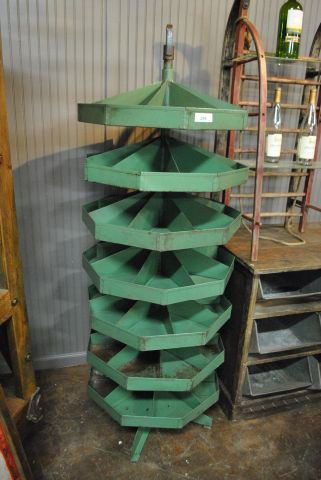 Painted Revolving Bolt Bin: Painted Revolving Bolt Bin