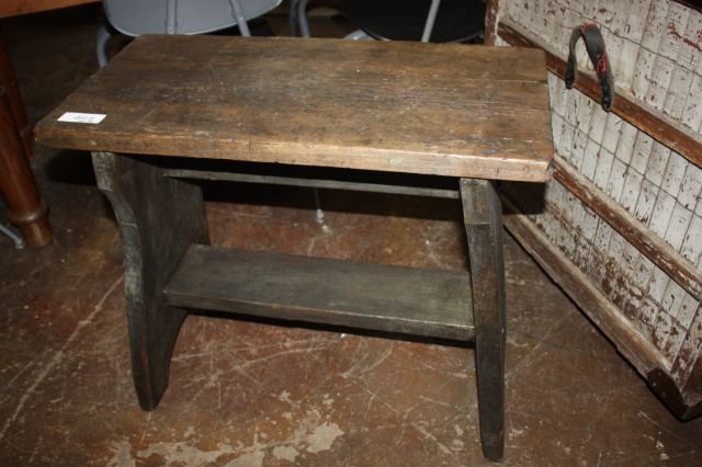 2pc. Lot- Spool Cabinet, Early Bench - 3