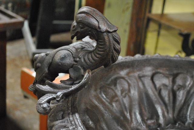 Cast Iron Garden Urn X2 - 4