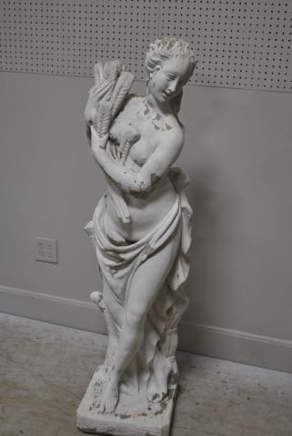 Concrete Garden Statue 56"H: Concrete Garden Statue 56"H