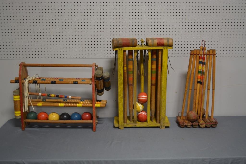 Croquet Sets X3: Croquet Sets X3