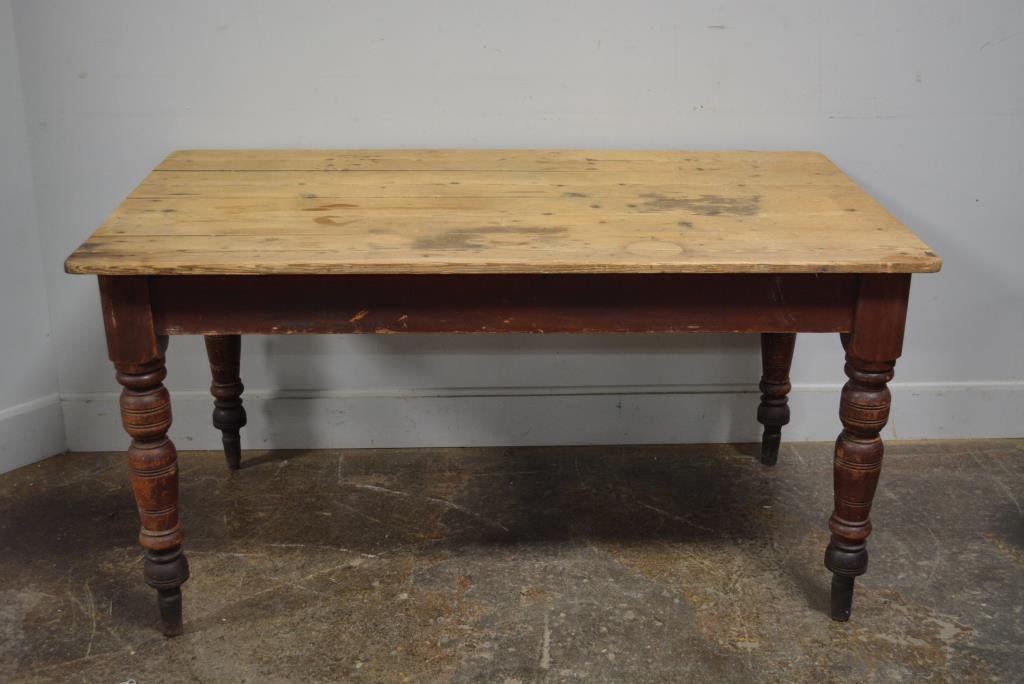 Farm Work Table w/ Drawer 31"H, 60"L, 35 3/4"W: Farm Work Table w/ Drawer 31"H, 60"L, 35 3/4"W