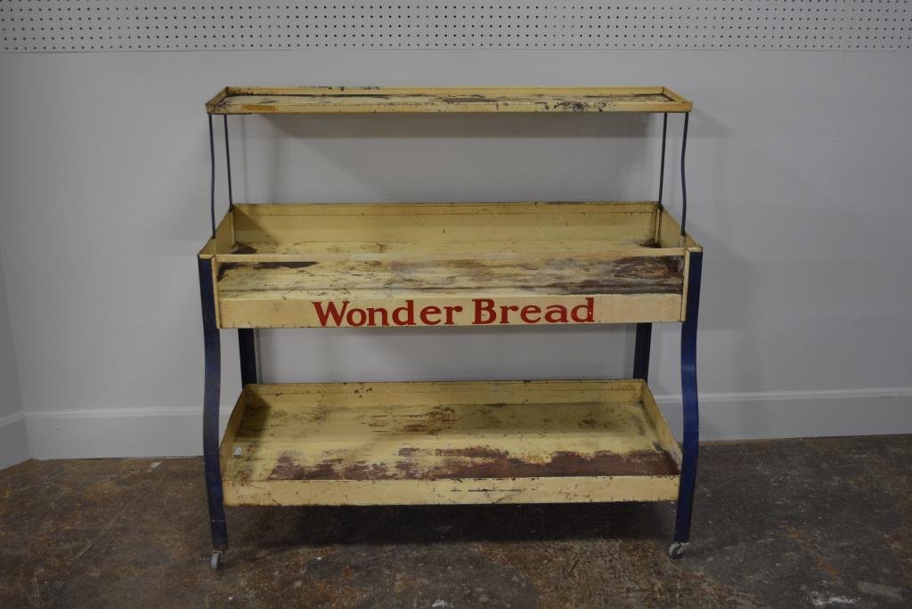 Wonder Bread Rack 45"H, 48 1/4"L, 24 1/4"W: Wonder Bread Rack 45"H, 48 1/4"L, 24 1/4"W
