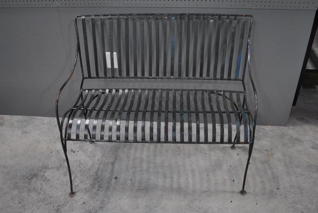 Garden Settee 43 1/2"H, 41 1/4"L, 24 1/2"W: Garden Settee 43 1/2"H, 41 1/4"L, 24 1/2"W