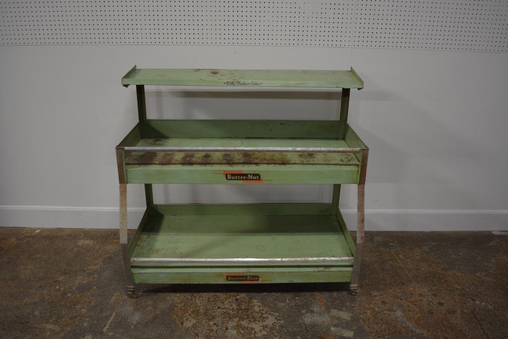General Store Bread Rack 45"H, 48"L, 24"W(at base): General Store Bread Rack 45"H, 48"L, 24"W(at base)