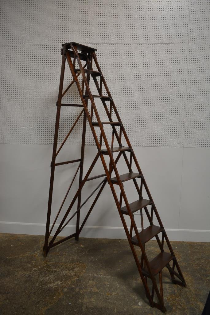 Early English Ladder 89 3/4"H, 19" x 59": Early English Ladder 89 3/4"H, 19" x 59"