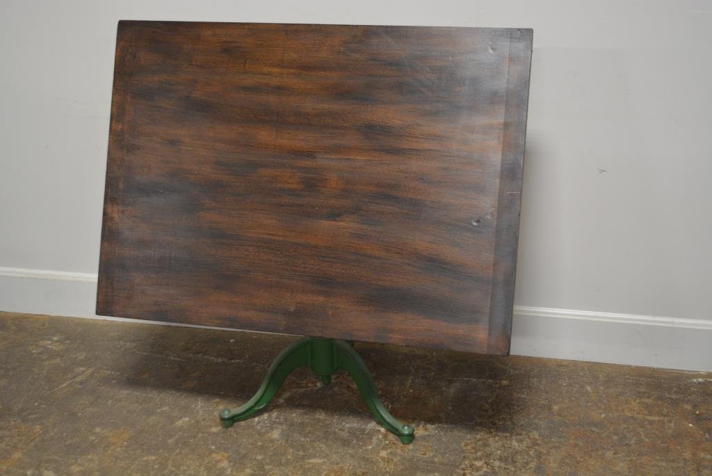 Drafting Table w/ Iron Base 41 3/4"H, 43"L: Drafting Table w/ Iron Base 41 3/4"H, 43"L