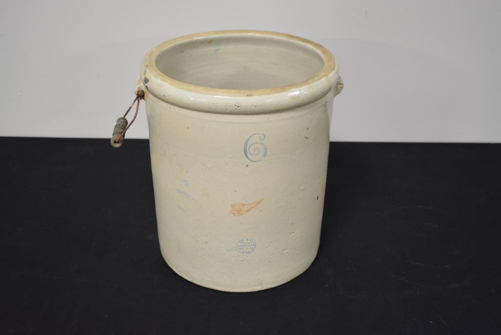 Redwing Crock 14 1/2"H, 12 3/4" round: Redwing Crock 14 1/2"H, 12 3/4" round