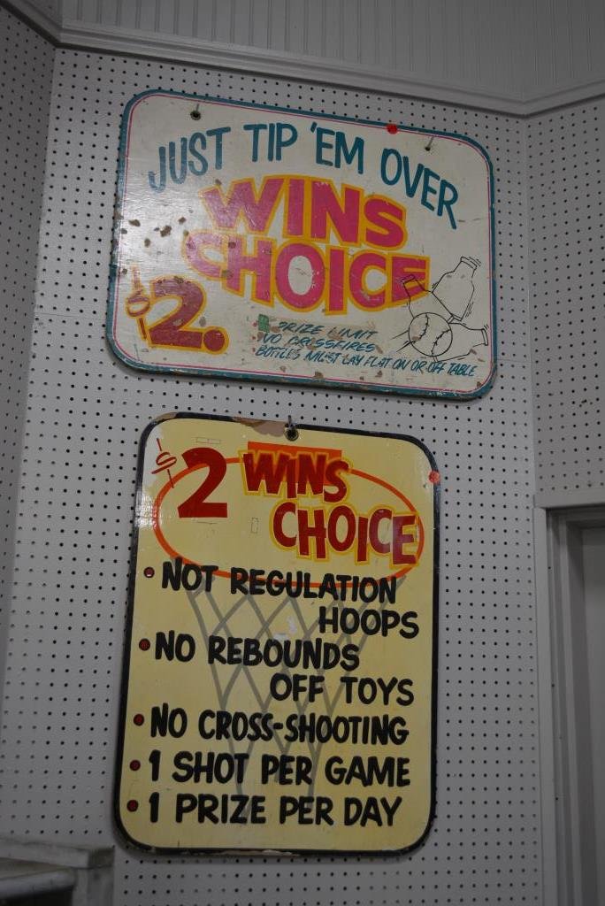 Carnival Sign X-2 32" x  24"    /    24" x  32" (1 of 3)