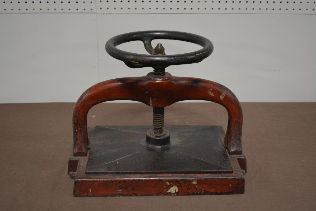 Book Press 14"H,  19"L,  12"W (1 of 4)