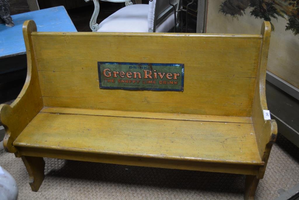 Advertising General Store Porch Bench (1 of 3)