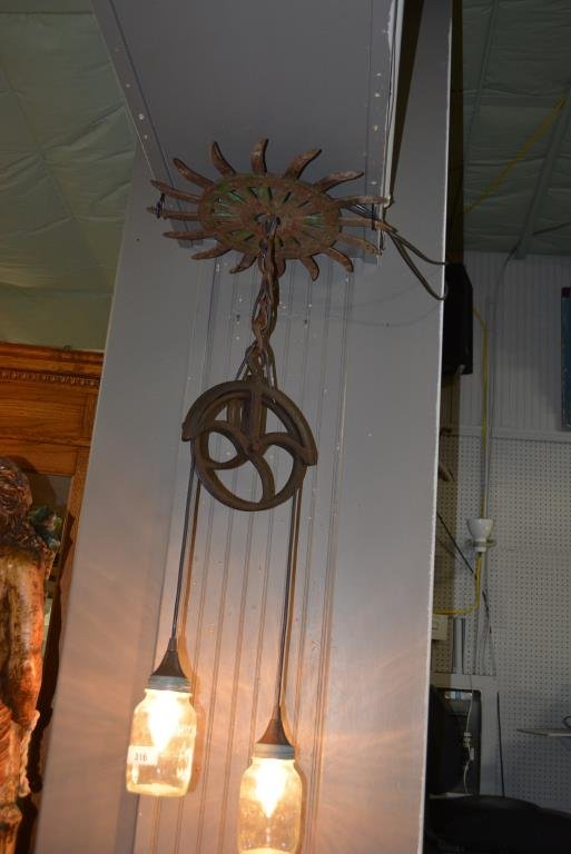 Hanging Industrial Light (1 of 4)