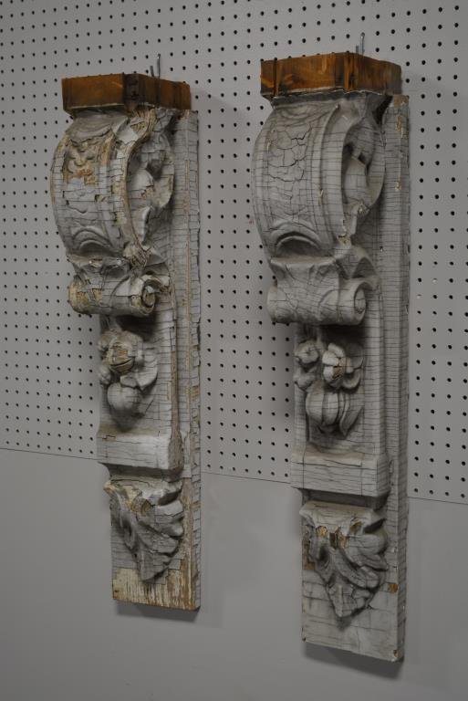 Architectural Carved Corbel X2 36"  x   6 3/4"  x   9 (1 of 6)