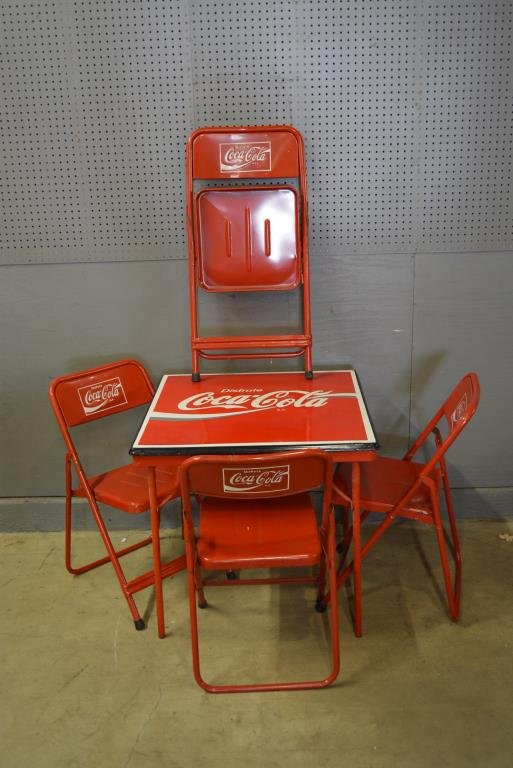 CocaCola Table & Chairs