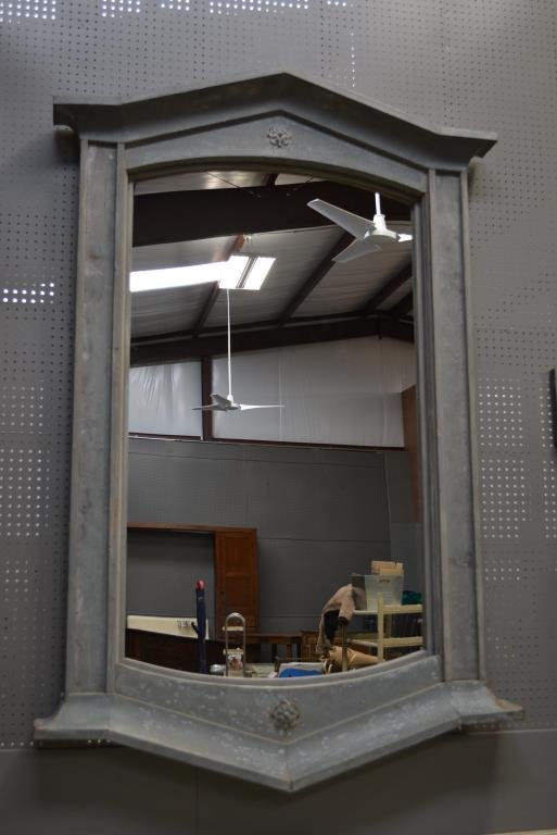 Zinc Architectural Mirror 81 3/4"  x   53 1/4" (1 of 3)